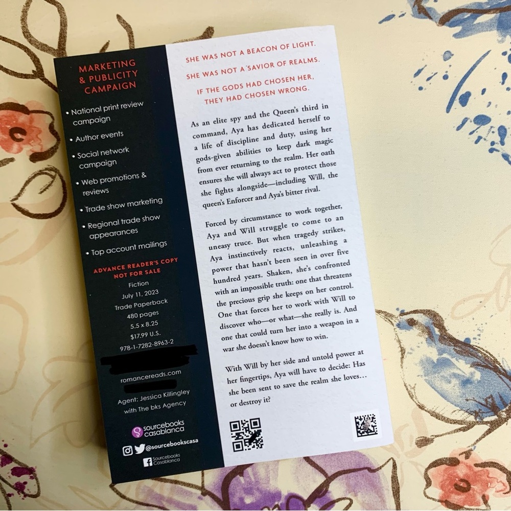 SOLD ON MERCARI 💛 The Curse of Saints by Kate Dramis ARC - Picture 2 of 3